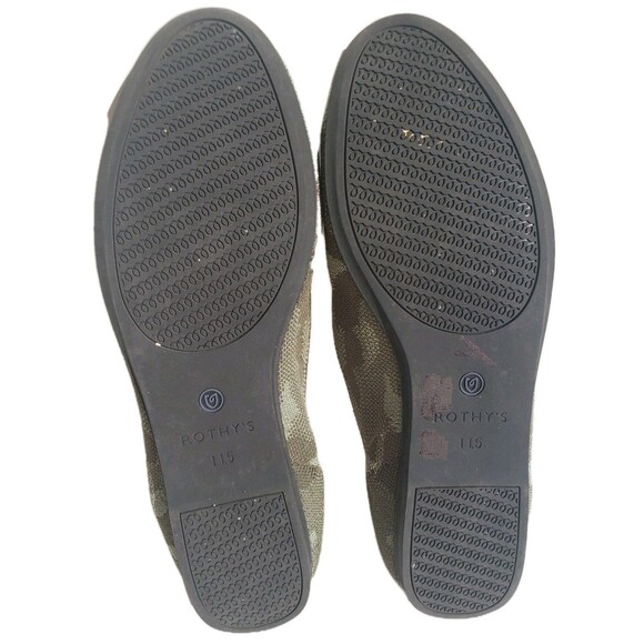 Rothy's The Loafer Women'S Olive Camo Green Round Toe Flat Shoes Sz 11.5 EUC - Picture 7 of 12